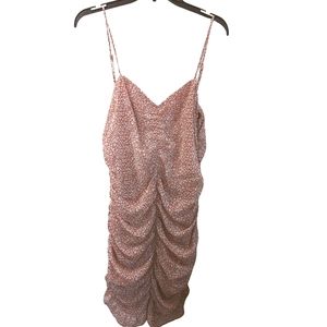 Lulu's Pink Floral Sundress size L